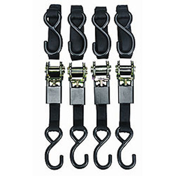 Cargobuckle CargoBuckle F12636 Ratchet Tie-Down Value Pack - 1" x 15', 4 Pack F12636